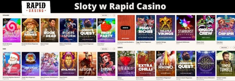 Sloty w Rapid Casino 